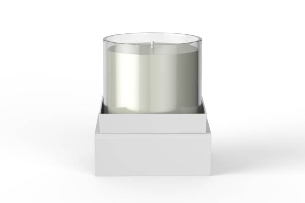 istock Glass Candle Mock Up 998185572