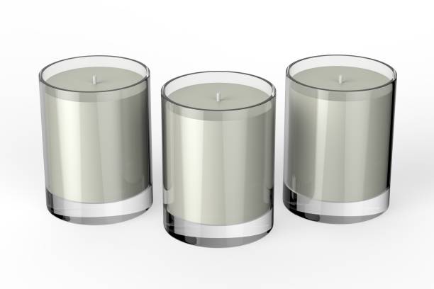 istock Glass Candle Mock Up 998186090