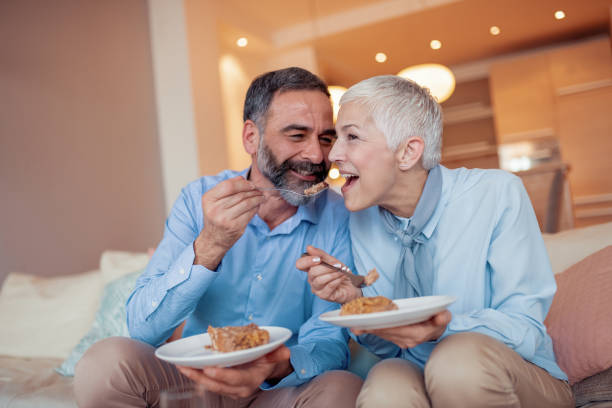 istock Mature couple enjoying together at home 998223082