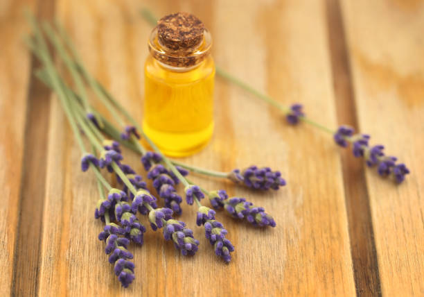 istock Lavender oil with flower 998223500