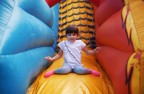 istock Small Girl on Trampoline 998227592