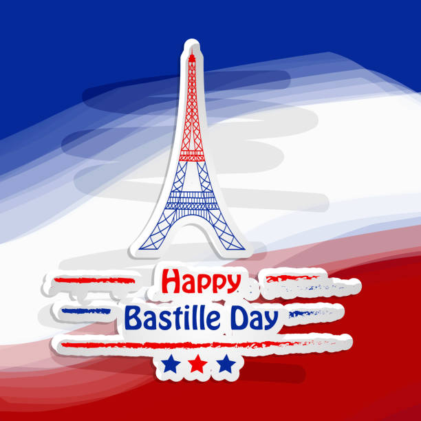 istock Illustration of France Bastille Day background 998227612