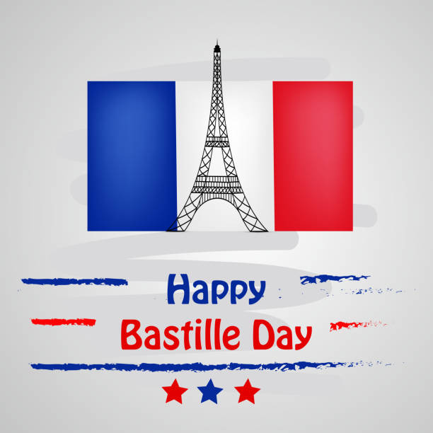 istock Illustration of France Bastille Day background 998229738