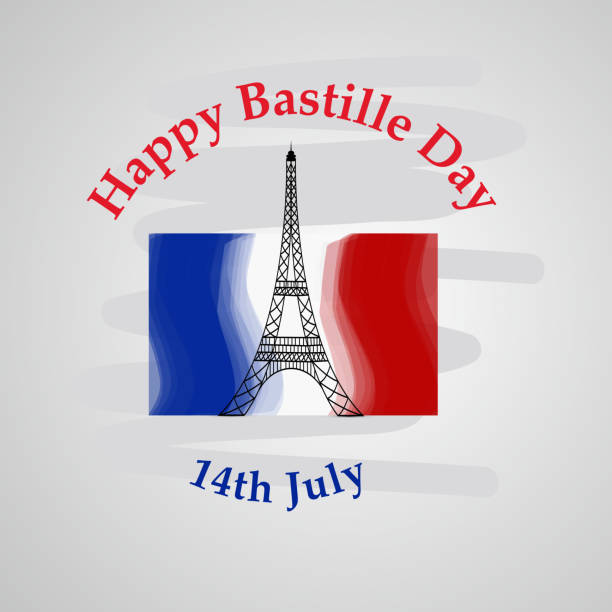 istock Illustration of France Bastille Day background 998230452