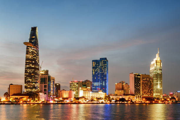 istock Ho Chi Minh City and the Saigon River at sunset 998246152
