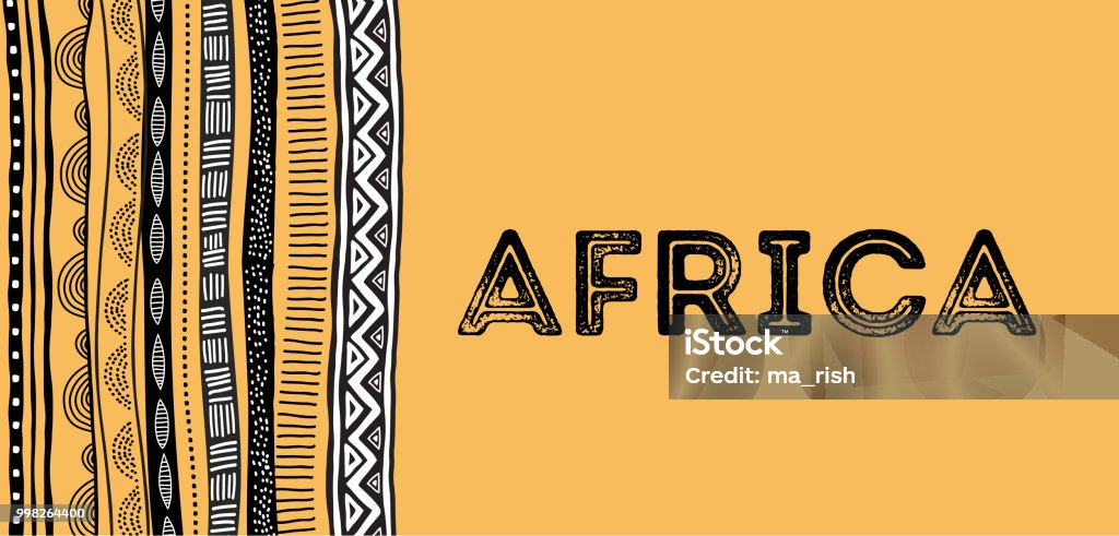 African background, flyer with tribal traditional grunge pattern African background, flyer with tribal traditional grunge pattern. Concept design Africa stock vector