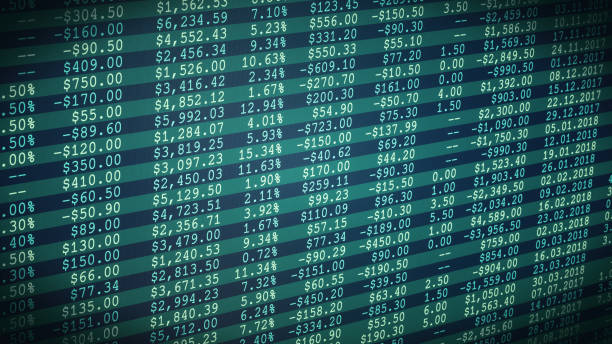 relatório de tabela de planilha financeira verde - spreadsheet finance financial figures number - fotografias e filmes do acervo