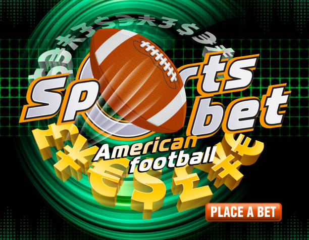 Sports betting american football Sports betting american football sports betting free cash back stock illustrations