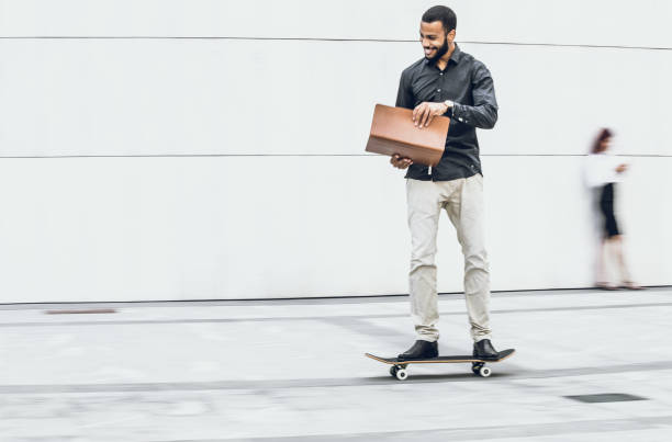 istock Businessman on a Skateboard 998279614