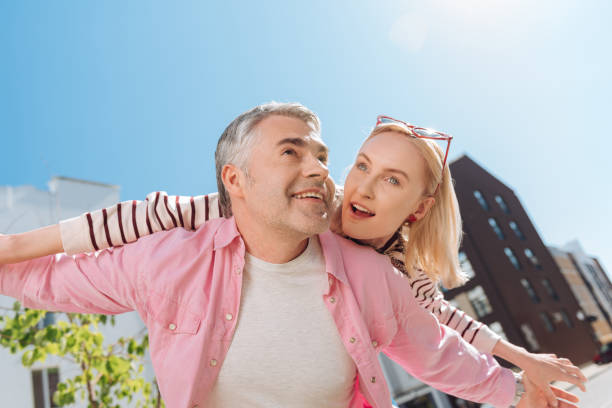 istock Nice joyful couple being together 998285278