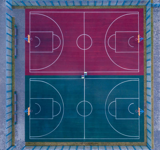 istock Two Basketball courts at the street. 998320412