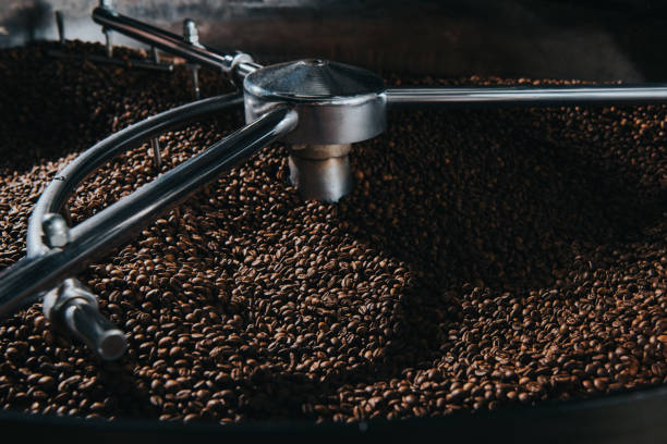 istock Traditional coffee roaster cooling of fresh roasted coffee beans 998338830