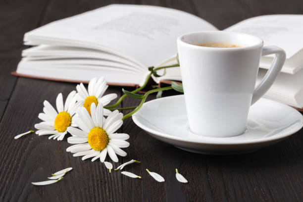 istock Stack of books with small bunch of daisies 998374072