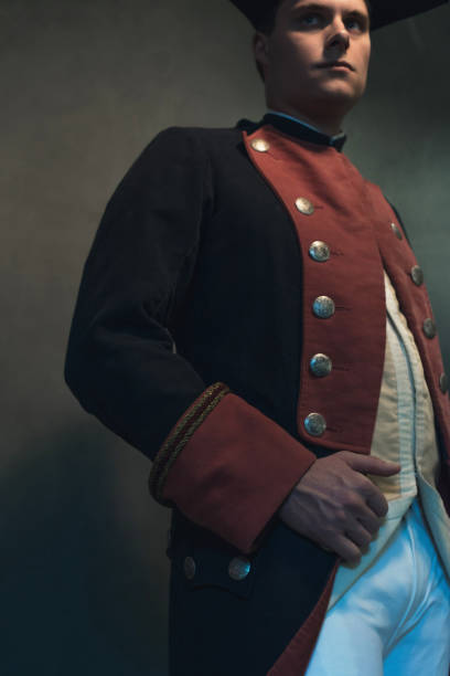 istock Serious historical regency man in hat and jacket. 998390660
