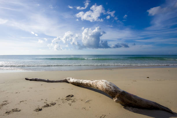 The late afternoon view of the Kalampunian Beach, Kudat.