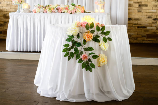 istock Decoration for celebration. Luxury and elegant wedding reception 998411848