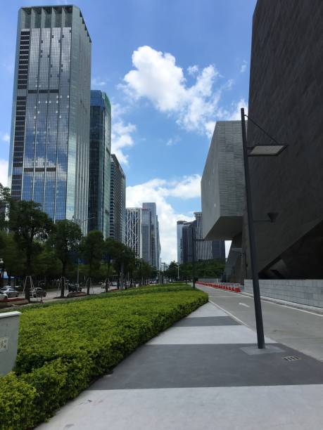 istock Street view of downtown Shenzhen (Portrait) 998422428
