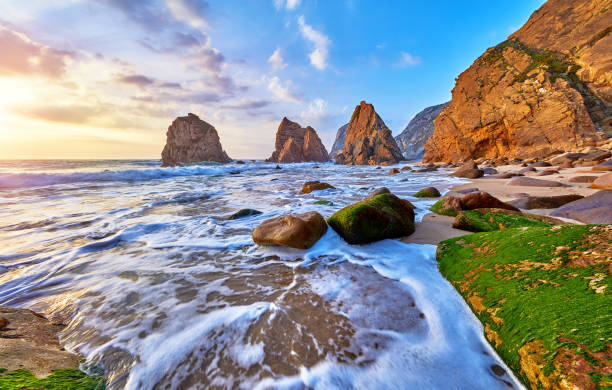 istock Portugal Ursa Beach sunset at Atlantic ocean 998426178