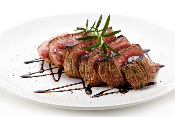 istock Grilled beefsteak with baked potatoes 998444074