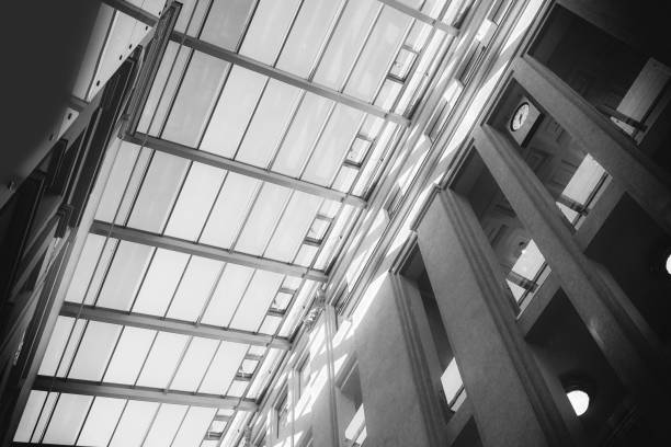 istock Transparent roof of a modern building 998447270