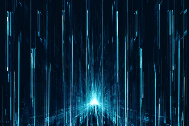istock Abstract digital science fiction futuristic background 998464364