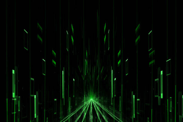 istock Abstract digital science fiction futuristic background 998464848
