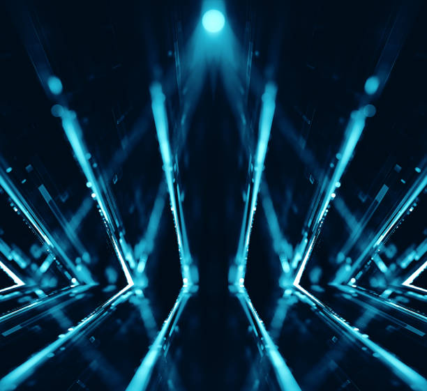 istock Abstract digital science fiction futuristic background 998465010