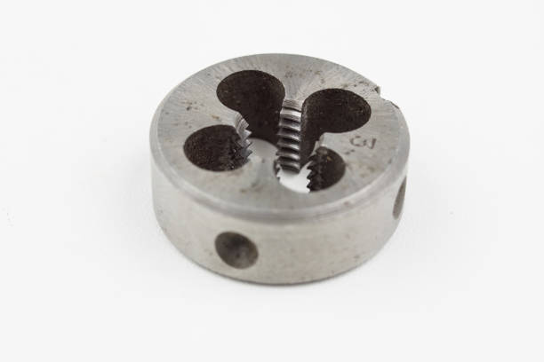 istock Device for making threads in a screw. Metalworking accessories. White background. 998471336