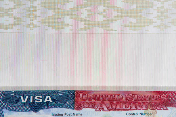 パスポートで米国ビザ - passport passport stamp usa blank ストックフォトと画像