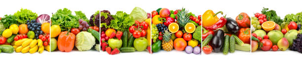 istock Panorama variety fresh fruits and vegetables 998491988