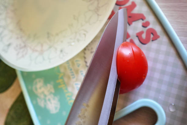 Japanese kitchen knife. Very sharp and comfortable. An indispensable thing for any housewife