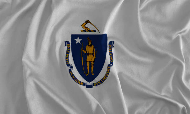 istock Flag of Massachusetts Background, The Bay State 998501118