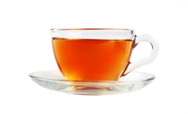 istock Transparent glass cup of black tea isolated 998509862