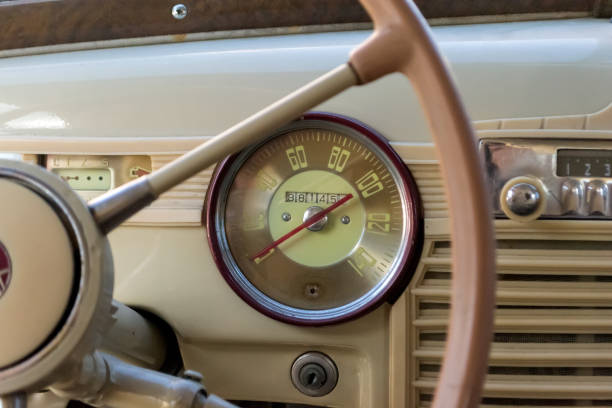 istock Instruments and panel of the old Russian car 998512994