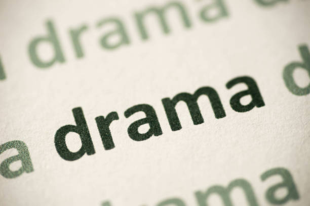 istock word  drama  printed on paper macro 998519758