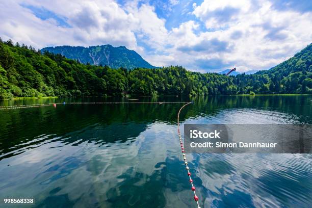 Freibergsee At Oberstdorf Mountain Landscape Of Bavaria Allgaeu And Alps In Southern Of Germany Europe Stock Photo - Download Image Now