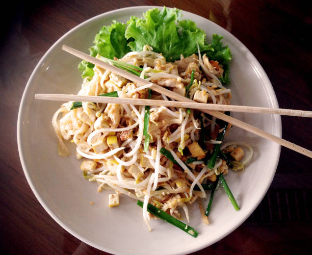 istock delicious pad thai served in Thailand 998587490