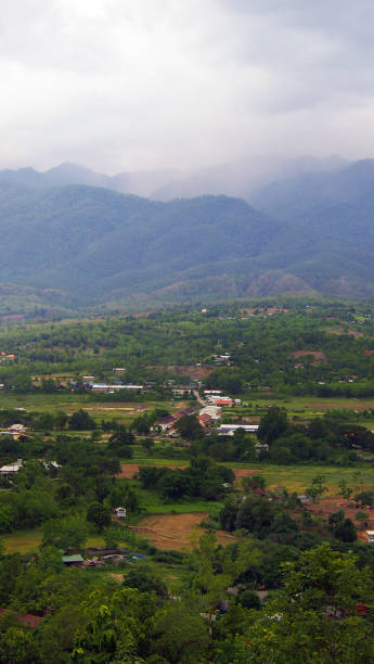istock view over Pai village and mountainous landscape, Thailand 998617652