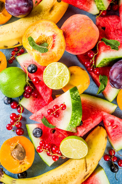 istock Summer fruits and berries 998618240