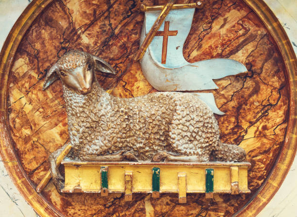 Religious icon church Caceres Spain