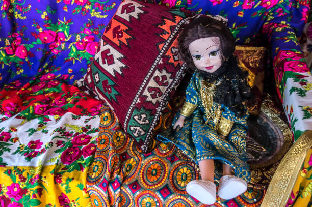 istock Beautiful doll in a traditional Arabic dressb 998687926