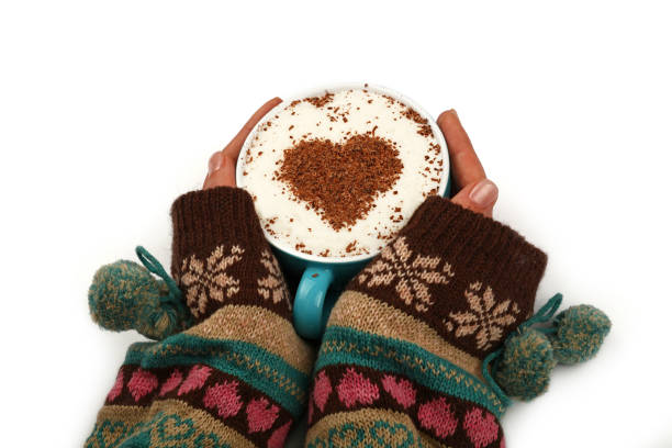 istock Woman hands hold full latte cappuccino coffee cup 998696266