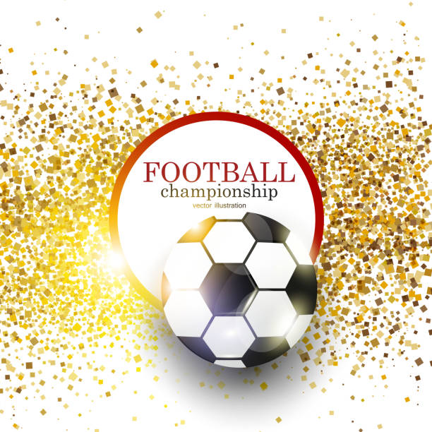 istock Football abstract background. Design template for Football championship . Vector illustration. 998707052