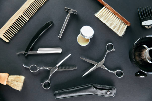 istock Barber Shop Tools And Equipment. Men's Grooming Tools 998719778