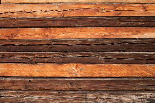 variable rustic wooden log wall background texture