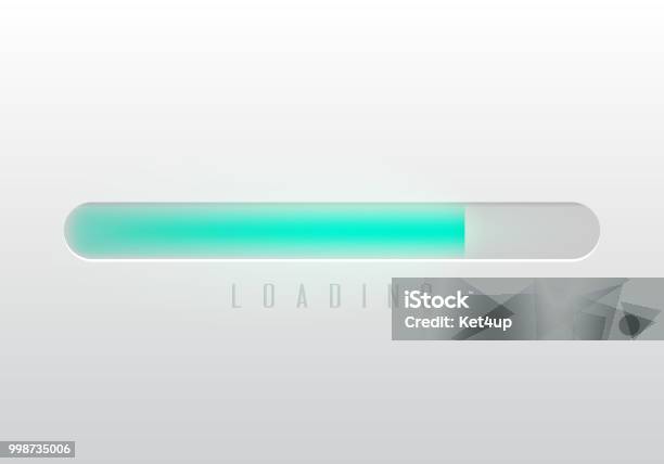 Vector Progress Loading Bar Illustration For Ui Design For Mobile Apps ...