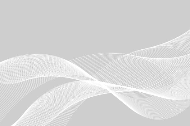 gökkuşağı dalgalar arka plan - white abstract background stock illustrations