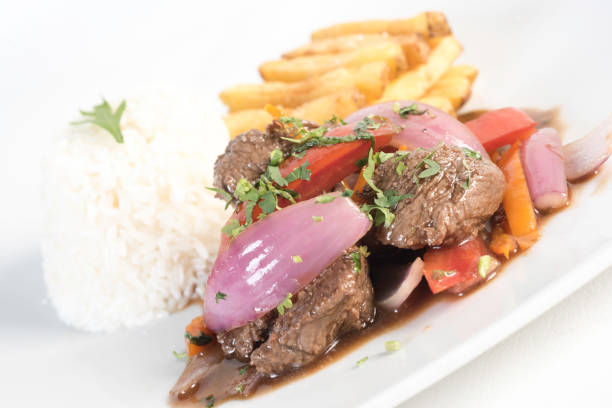istock Peruvian dish Lomo saltado. Delicious 998822724