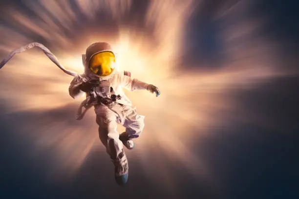 Photo of Astronaut floating in space