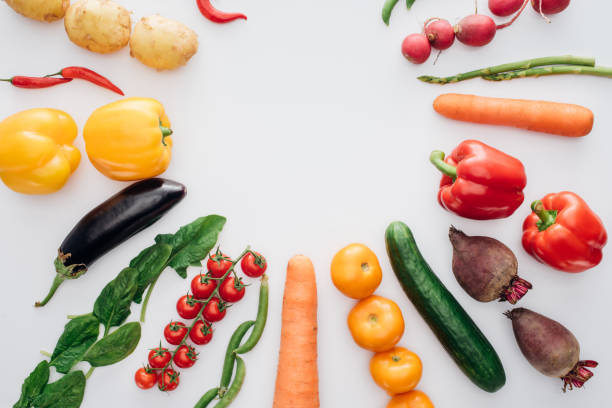 istock top view of various fresh ripe vegetables isolated on white background 998839506
